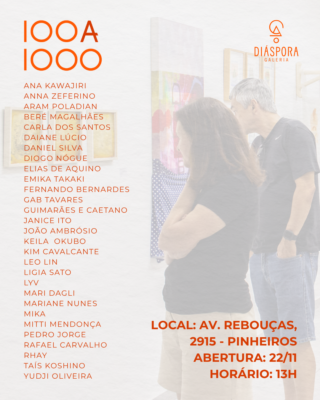 100 a 1000 - convite